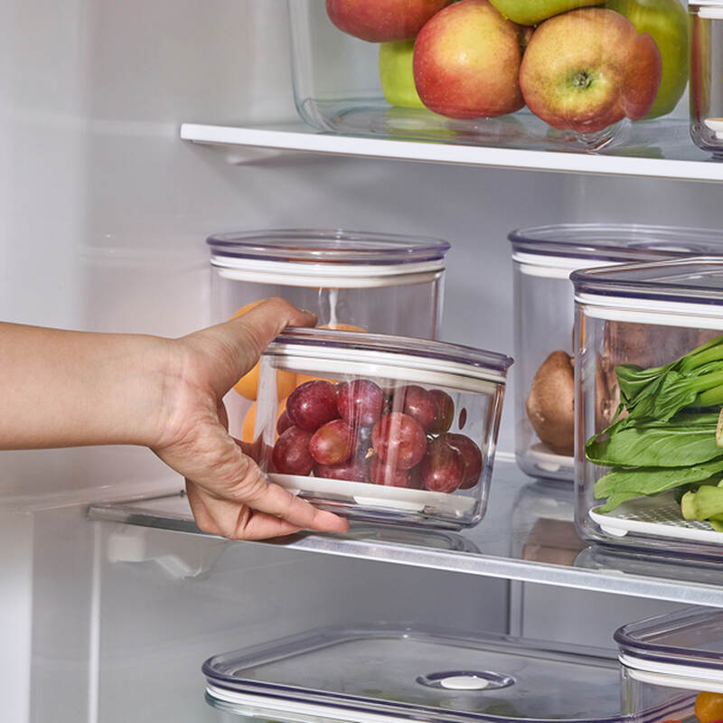 Bộ máy hút chân không và hộp bảo quản thực phẩm LocknLock 7 món Maestro Vaccum LVC401S7 - Màu trắng, , large image number null